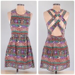 MinkPink Open Back Ruched Dress